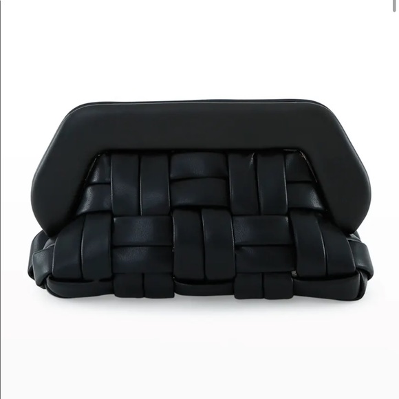 THEMOIRE "Bios" clutch bag black- brand new - Picture 1 of 2